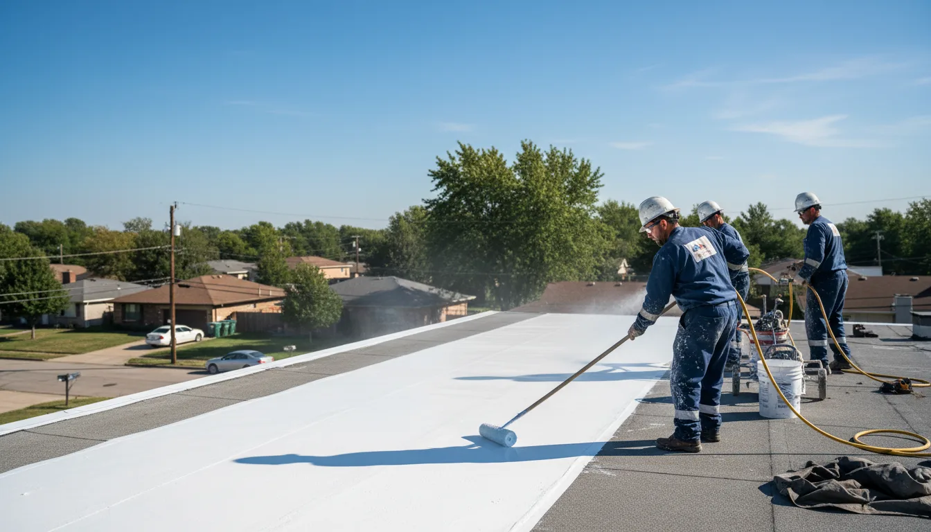 Commercial roof coating in Shuqualak, MS near me